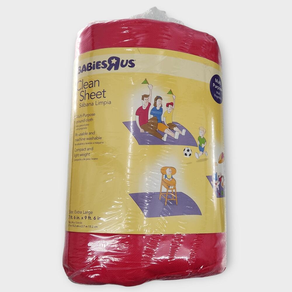 Babies R Us Clean Sheet Ground Cloth XL Multi-Purpose Reusable Liteweight Sealed